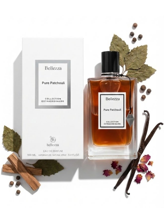 BELLEZA Pure Patchouli Perfume by Belleza Eau de Parfum 100ml - Image 2